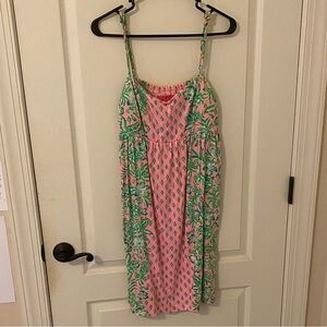 Lilly Pulitzer Libra Dress Pink and Green